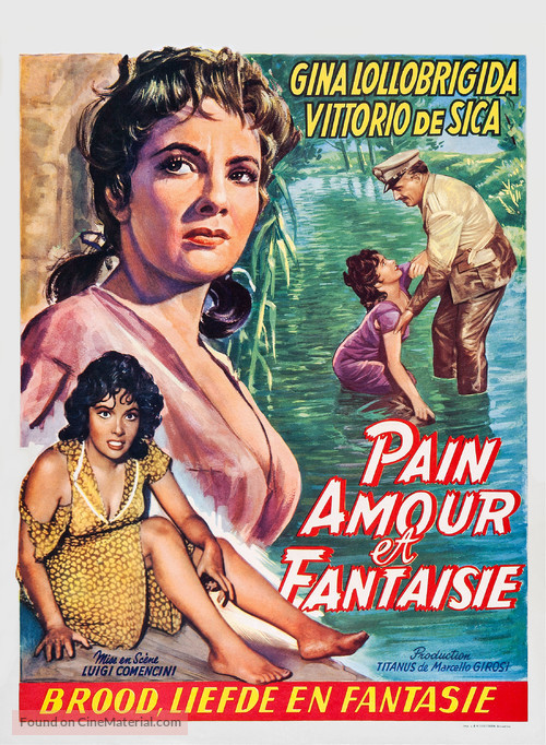 Pane, amore e fantasia - Belgian Movie Poster