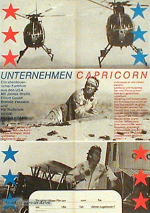 Capricorn One - German Movie Poster