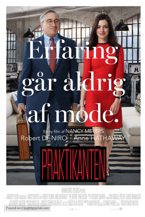 The Intern - Danish Movie Poster