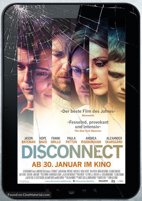 Disconnect - German Movie Poster