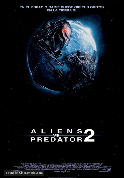 AVPR: Aliens vs Predator - Requiem - Spanish poster