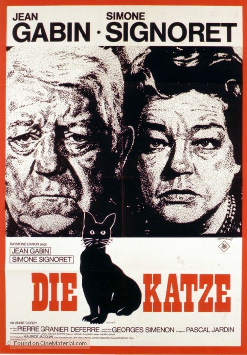 Le chat - German Movie Poster
