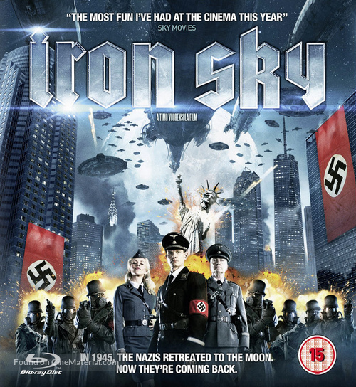 Iron Sky - British Blu-Ray movie cover