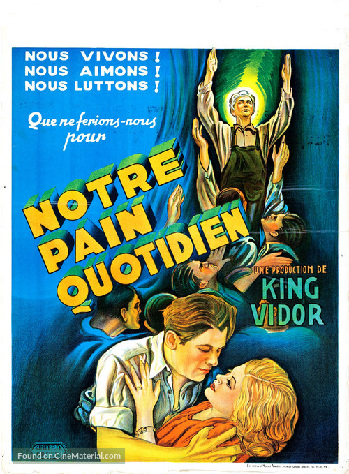 Our Daily Bread - Belgian Movie Poster