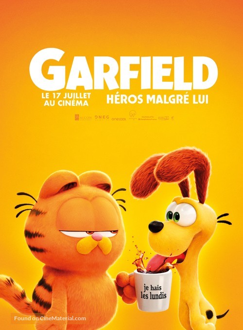 The Garfield Movie - French Movie Poster