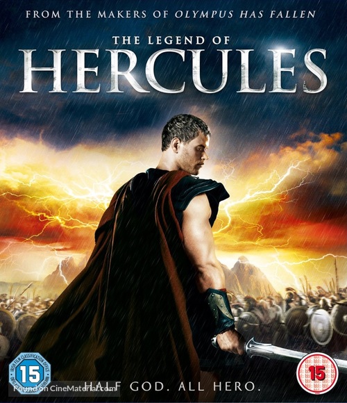 The Legend of Hercules - British Blu-Ray movie cover