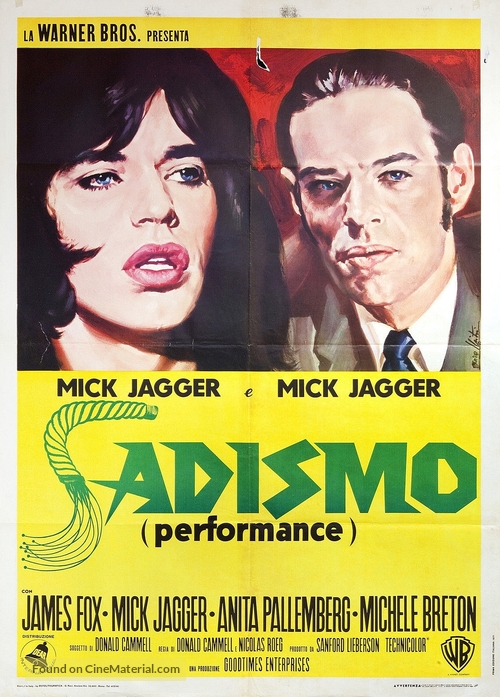 Performance - Italian Movie Poster