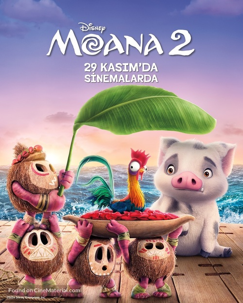 Moana 2 - Turkish Movie Poster