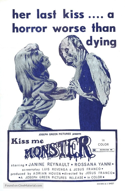 K&uuml;&szlig; mich, Monster - Movie Poster