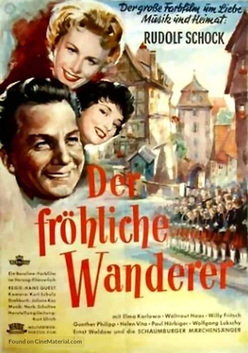 Der fr&ouml;hliche Wanderer - German Movie Poster