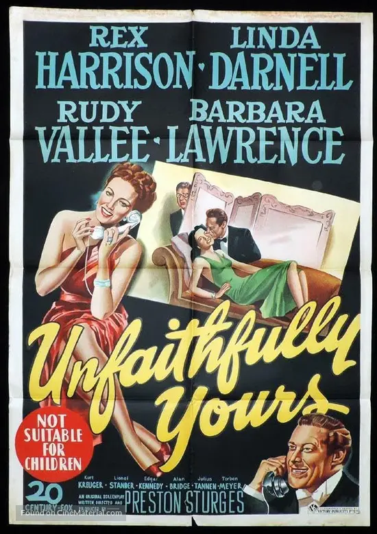 Unfaithfully Yours - Movie Poster