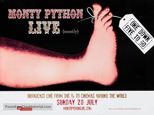 Monty Python Live (Mostly) - British Advance movie poster