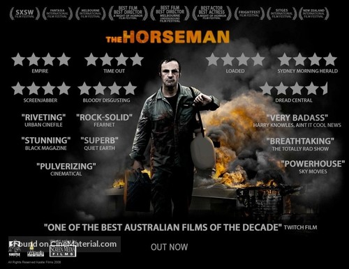 The Horseman - British Movie Poster