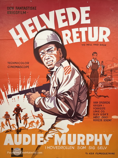 To Hell and Back - Danish Movie Poster