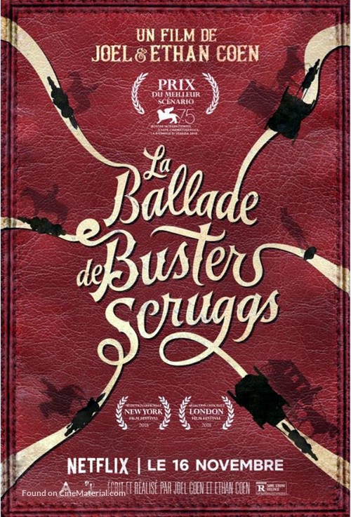 The Ballad of Buster Scruggs - French Movie Poster