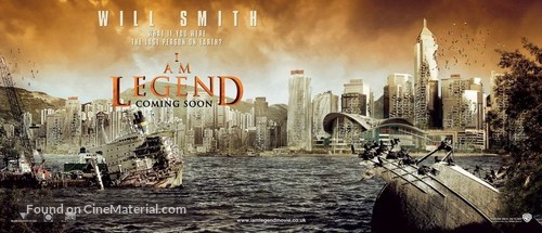I Am Legend - British Movie Poster