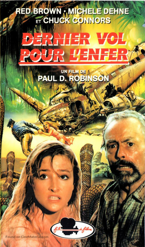 L&#039;ultimo volo all&#039;inferno - French VHS movie cover