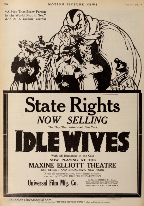 Idle Wives - Movie Poster