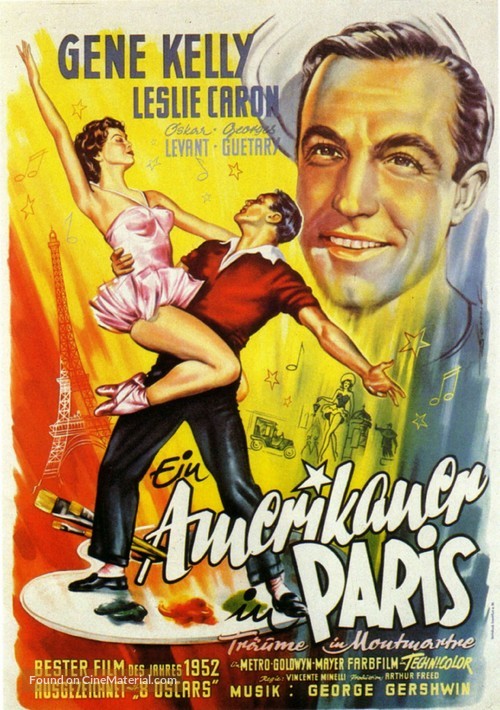 An American in Paris - German Movie Poster