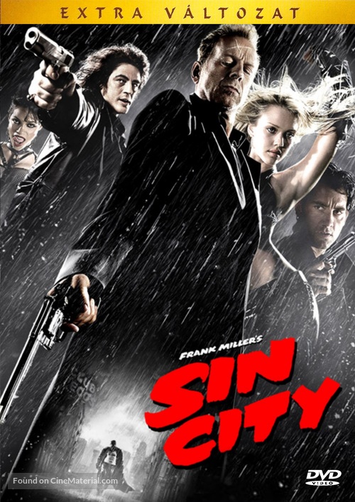 Sin City - Hungarian DVD movie cover