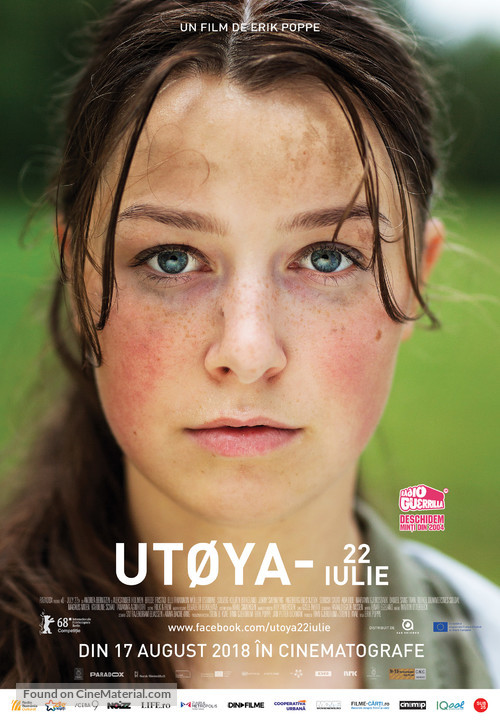Ut&oslash;ya 22. juli - Romanian Movie Poster