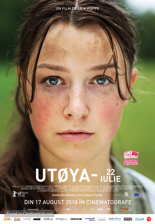 Ut&oslash;ya 22. juli - Romanian Movie Poster