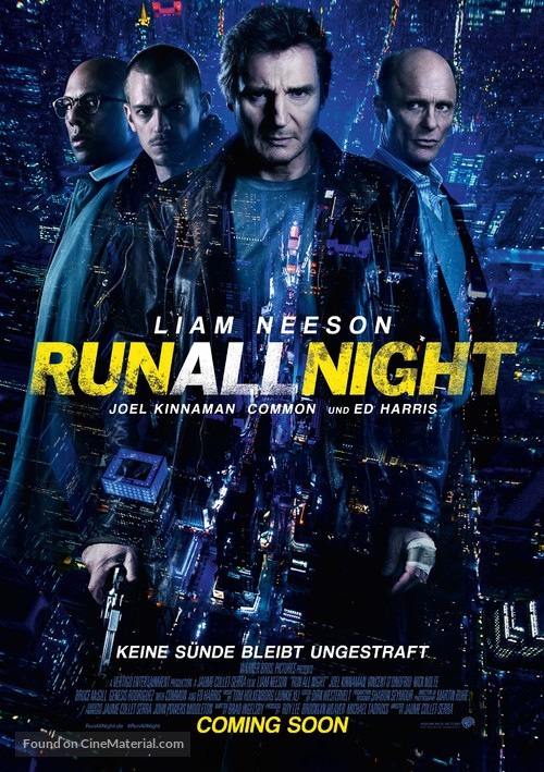 Run All Night - German Movie Poster