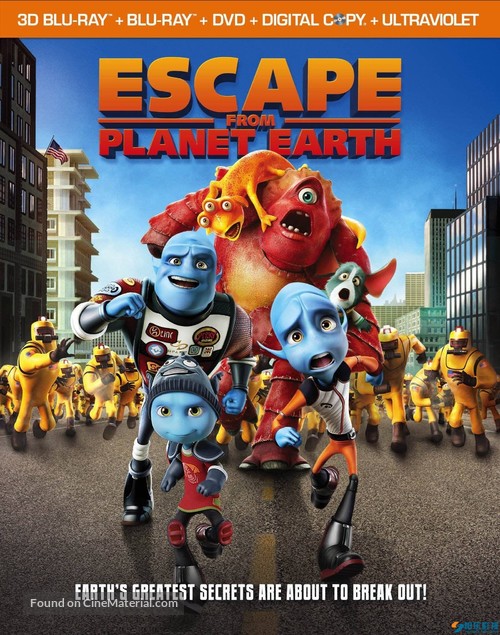 Escape from Planet Earth - Blu-Ray movie cover