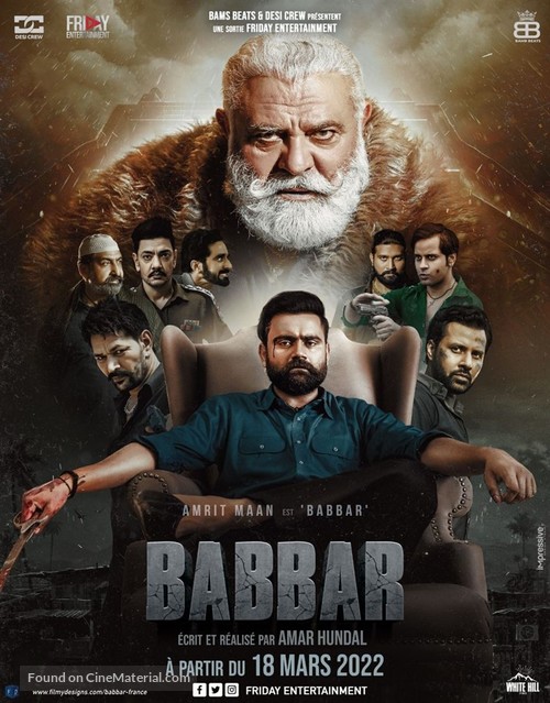 Babbar - French Movie Poster