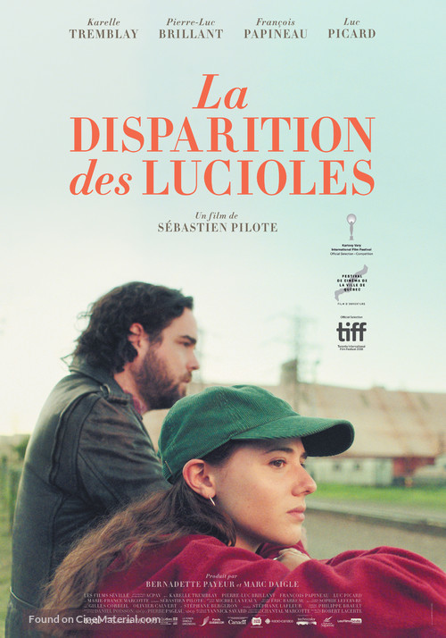 La disparition des lucioles - Canadian Movie Poster