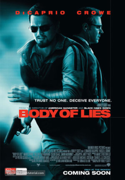 Body of Lies - Australian Movie Poster
