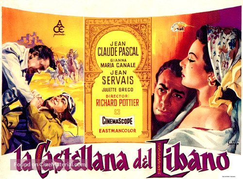 La ch&acirc;telaine du Liban - Spanish Movie Poster