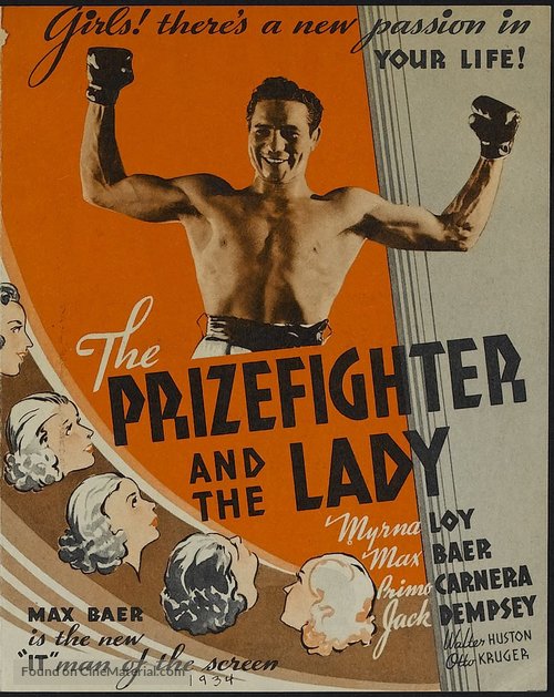 The Prizefighter and the Lady - poster