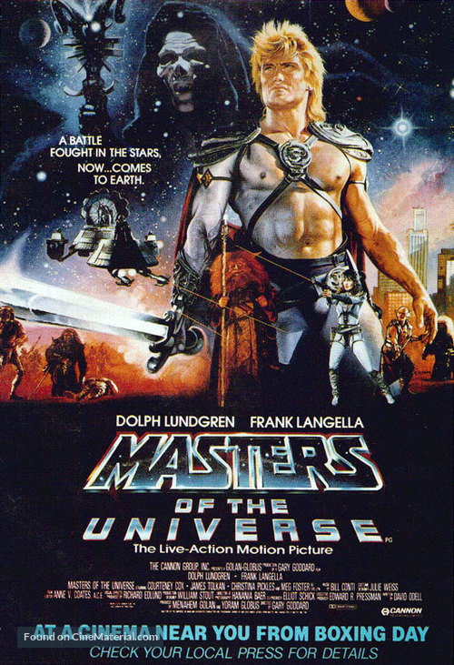 Masters Of The Universe - British Movie Poster