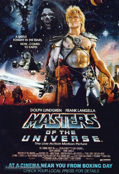 Masters Of The Universe - British Movie Poster