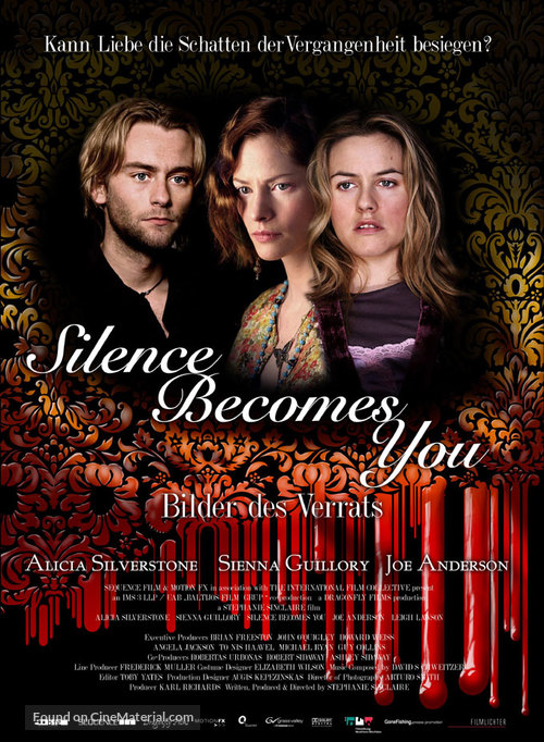 Silence Becomes You - German poster