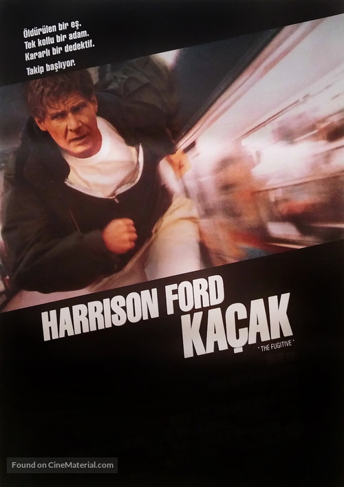 The Fugitive - Turkish Movie Poster