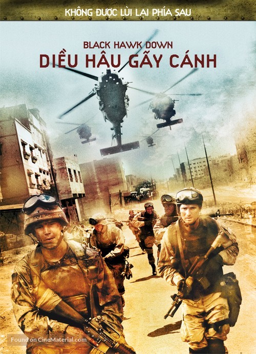 Black Hawk Down - Vietnamese DVD movie cover