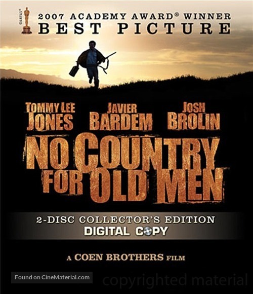 No Country for Old Men - Blu-Ray movie cover