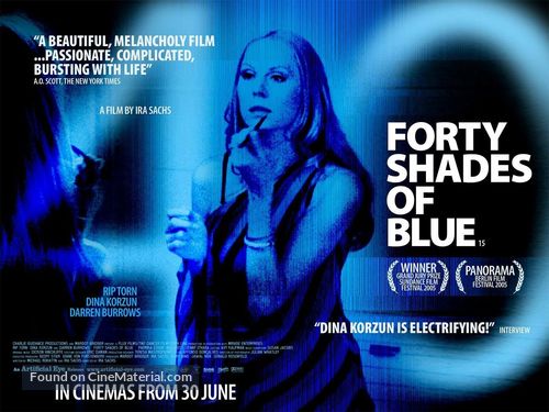 Forty Shades of Blue - British Movie Poster