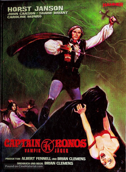 Captain Kronos - Vampire Hunter - German Blu-Ray movie cover