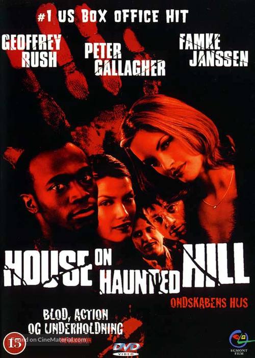 House On Haunted Hill - Danish DVD movie cover