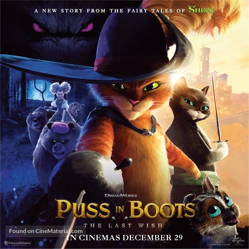 Puss in Boots: The Last Wish - Thai Movie Poster