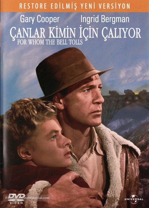 For Whom the Bell Tolls - Turkish Movie Cover