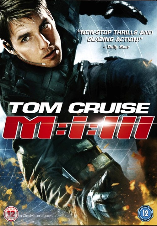 Mission: Impossible III - British DVD movie cover