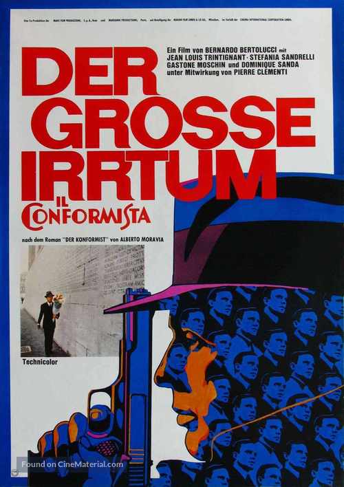 Il conformista - German Movie Poster