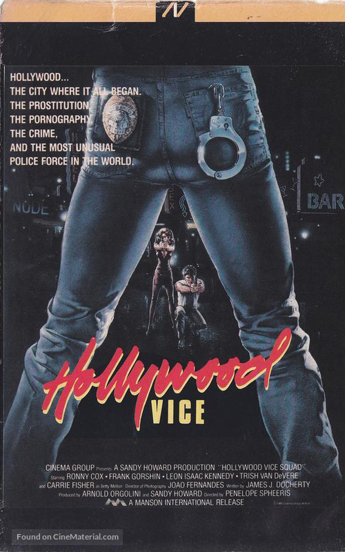 Hollywood Vice Squad - Finnish VHS movie cover