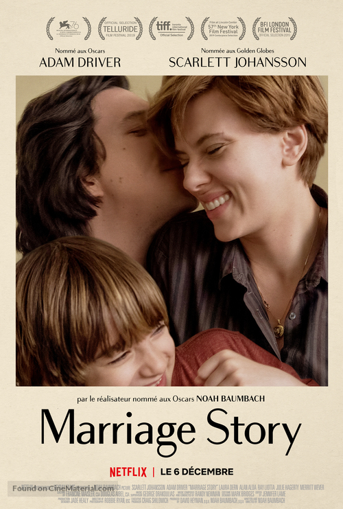 Marriage Story - French Movie Poster