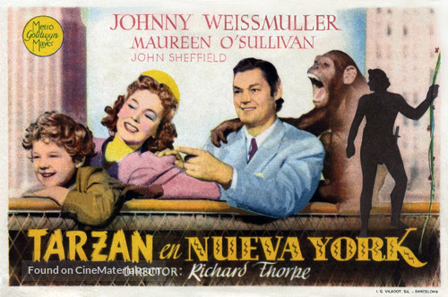 Tarzan&#039;s New York Adventure - Spanish Movie Poster