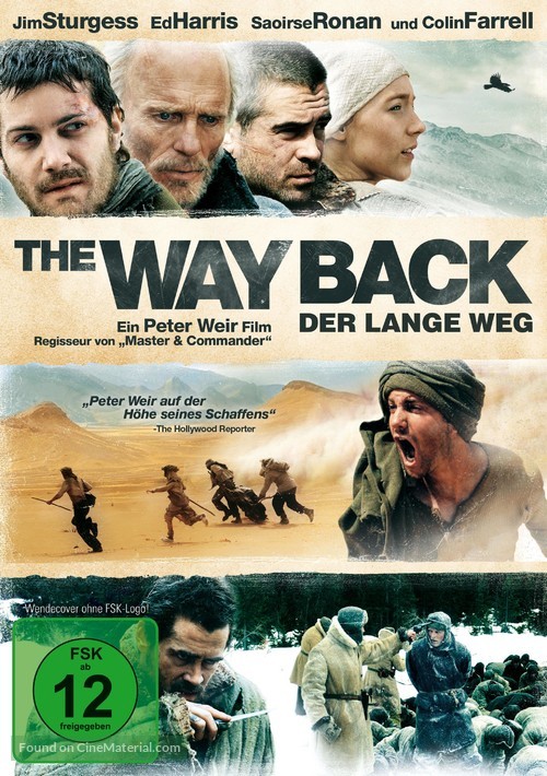 The Way Back - German DVD movie cover